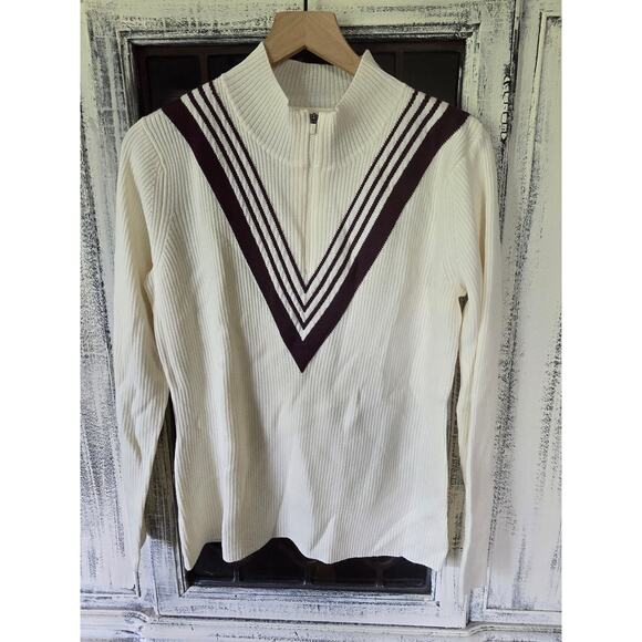 NWT Sweaty Betty Merino Quarter-Zip Pullover - Large - Picture 6 of 6